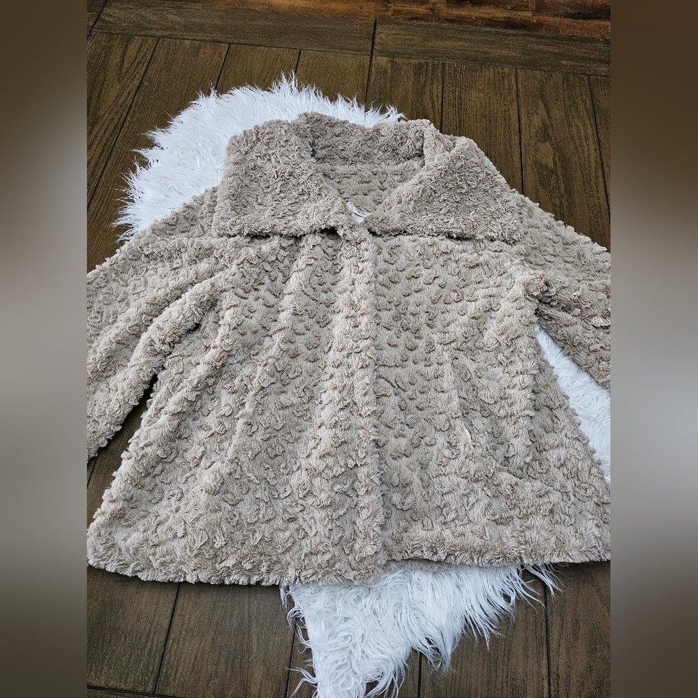 Cozy Tan Faux Fur Jacket